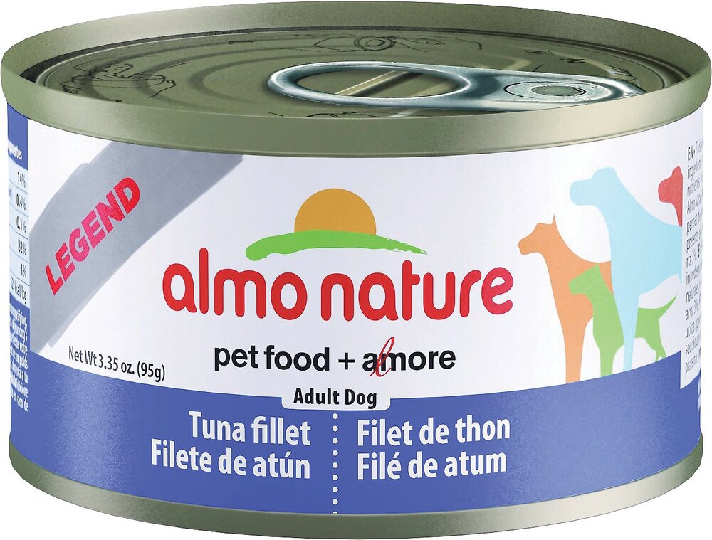 46277 Almo Nature USA HQS Dog Legend Tuna Fillet 24/3.35oz PetNirvana