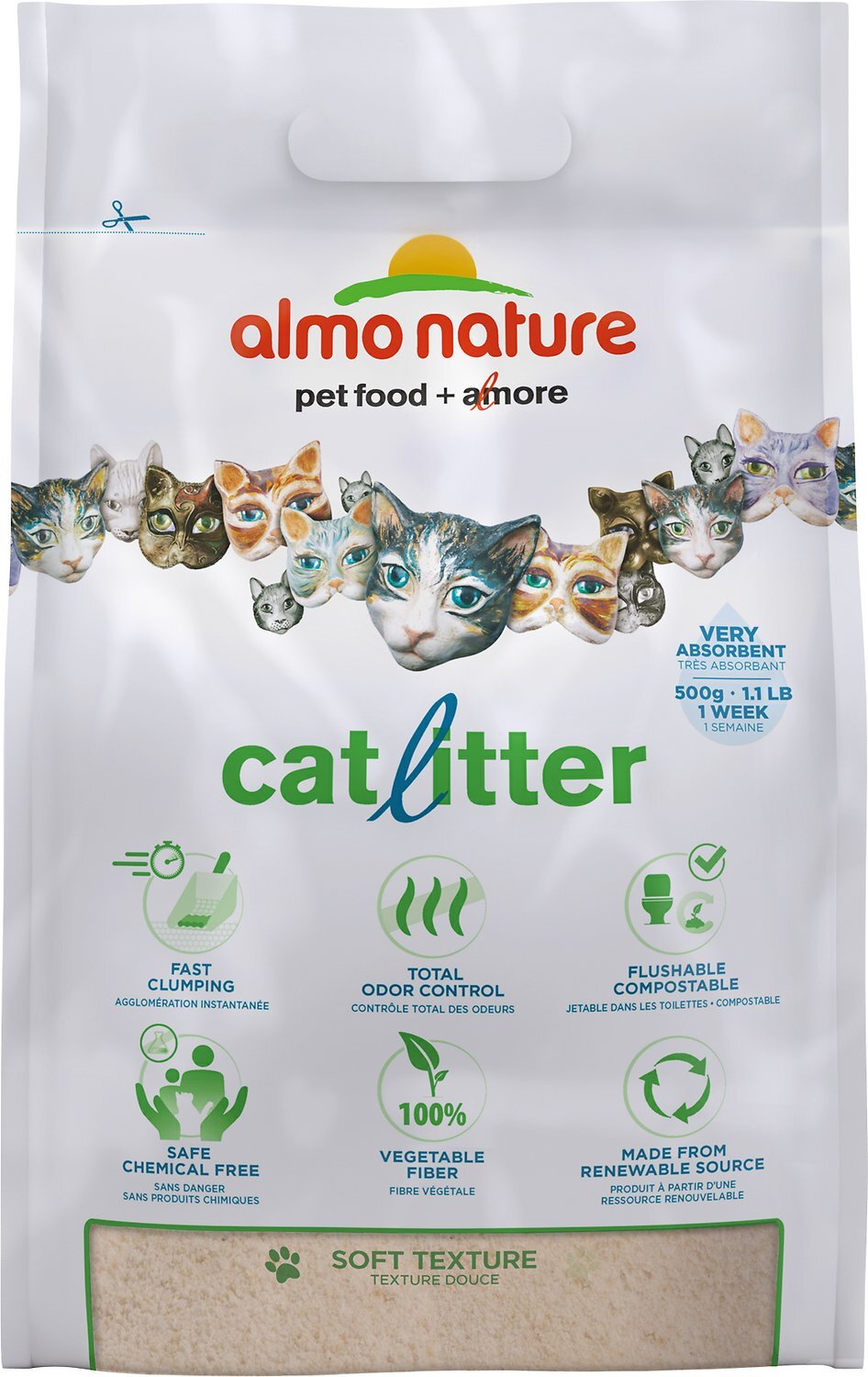 Cat litter almo nature cheap